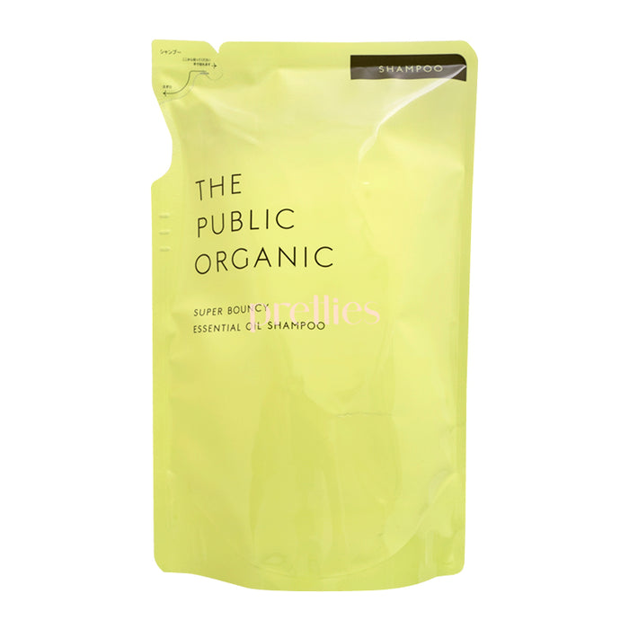 THE PUBLIC ORGANIC Super Bouncy 精油洗髮乳 (橘子&天竺葵) (補充裝) 400ml (綠)